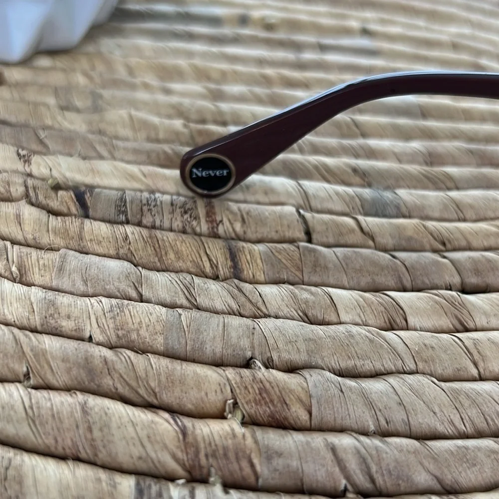 New WOOW Never Out Eyeglasses Modern Tortoise Orange Brown Non- Prescription